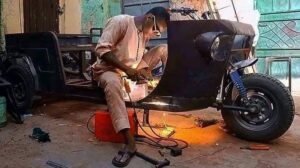 Kano Man Builds Tricycle From Scratch in Nigeria