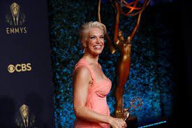 Winner Of Supporting Actress In A Comedy Series For Ted Lasso, Hannah Waddingham In The Press Room At The 73rd Emmy Awards At Los Angeles
